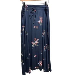 Pennington's In Every Story Blue Floral Maxi Skirt Size X